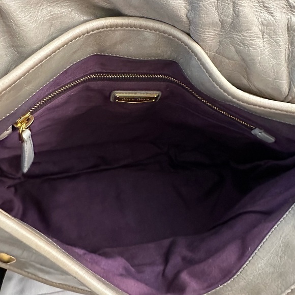 Miu Miu Pleated Leather Tote Bag - Picture 6 of 12